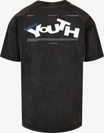 Lost Youth Shirt 'Youth' in Zwart