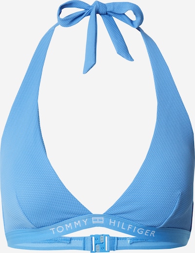 Bikinio viršutinė dalis iš Tommy Hilfiger Underwear, spalva – šviesiai mėlyna / balta, Prekių apžvalga