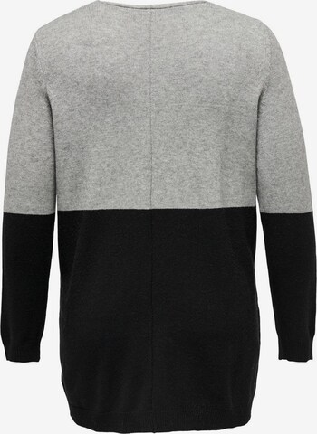 ONLY Carmakoma Knit Cardigan in Grey