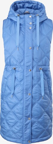 COMMA Vest in Blue: front