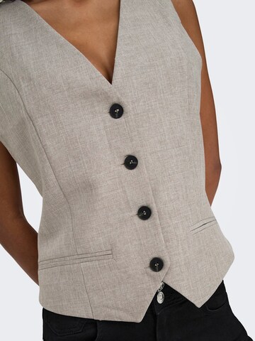 Gilet da completo 'ONLLIinda' di ONLY in beige