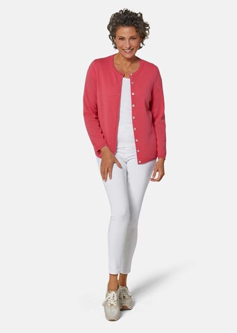 Goldner Strickjacke in Pink