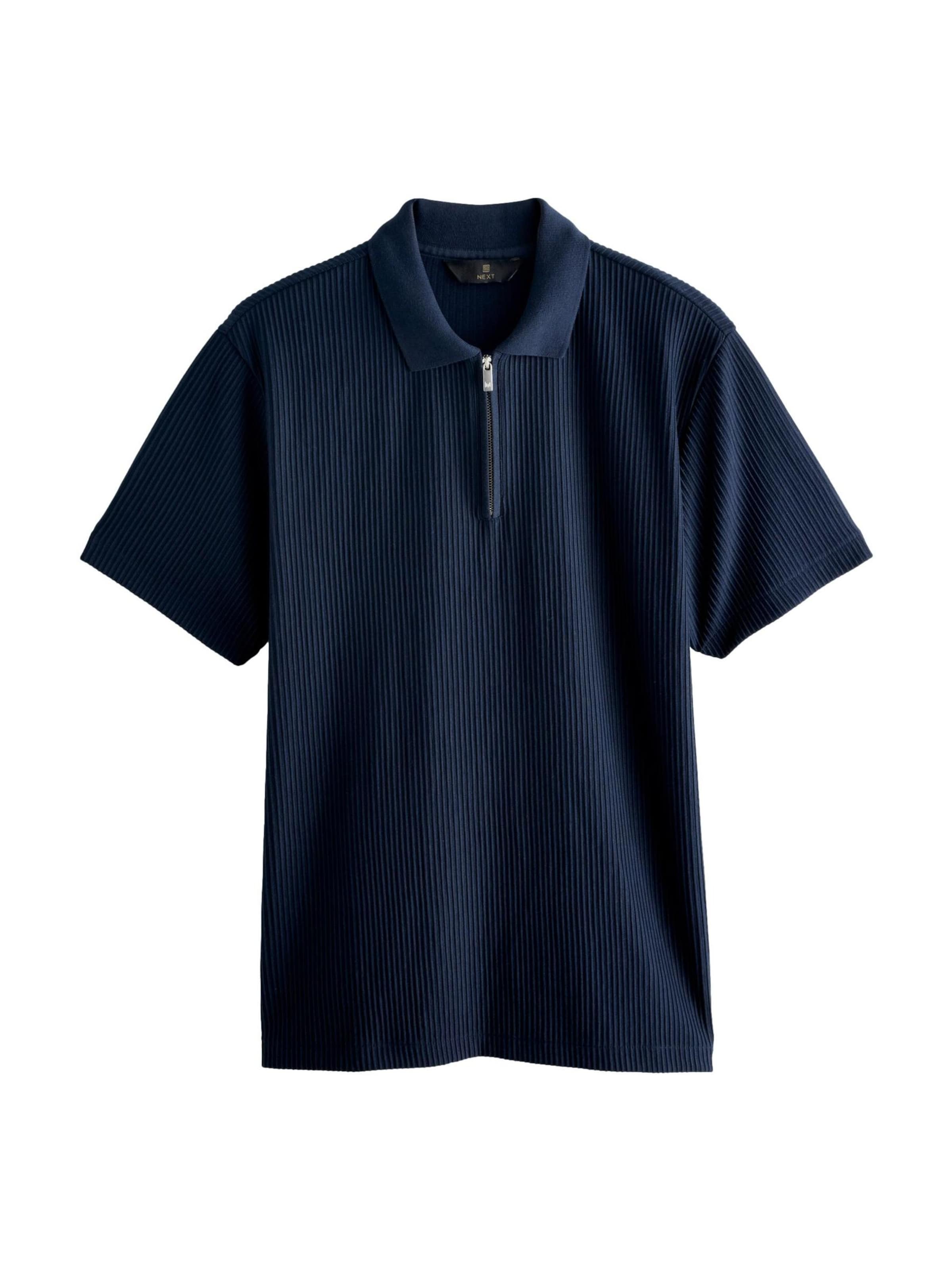 Tricou de la Next pe albastru: față