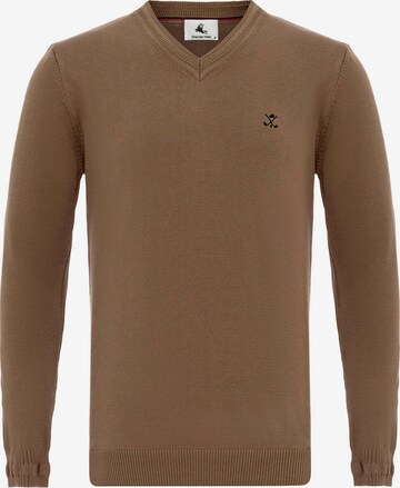 Daniel Hills Sweater in Brown: front