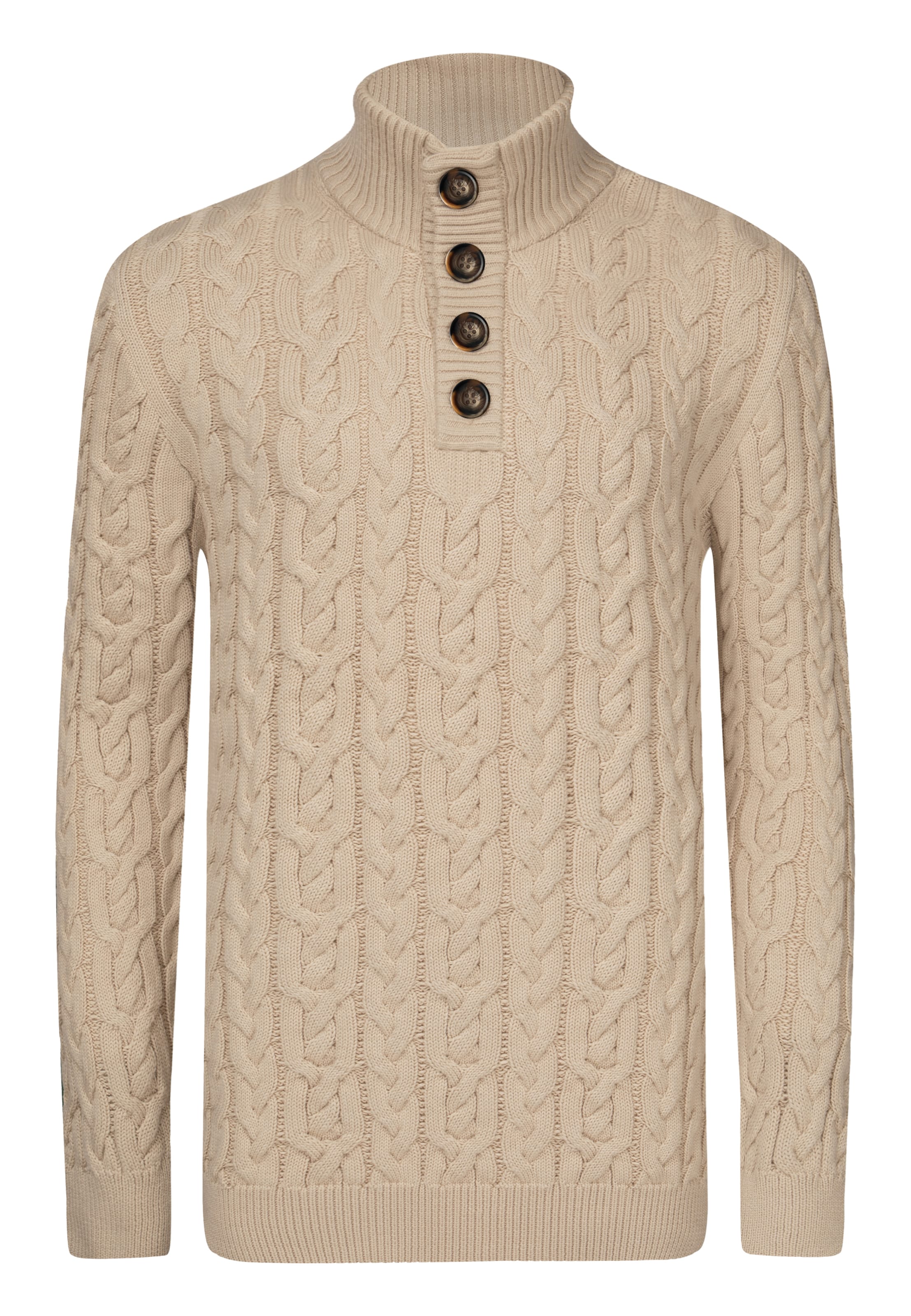 Pull-over Jimmy Sanders en beige : devant