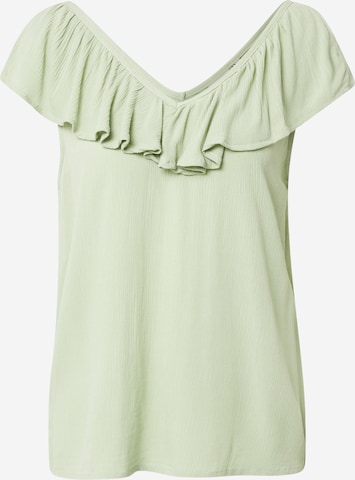 ICHI Blouse in Green: front