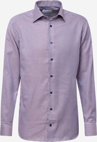 ETON Slim fit Button Up Shirt in Red: front