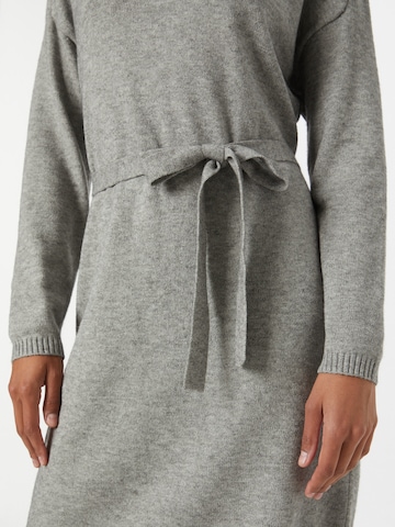 ONLY Knitted dress 'LEVA' in Grey