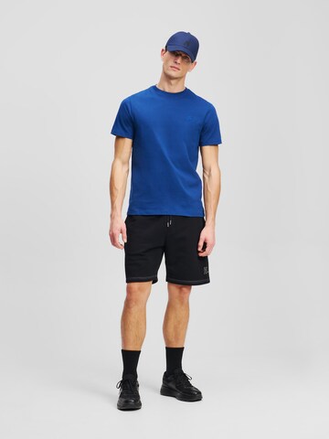 T-Shirt 'Kameo' Karl Lagerfeld en bleu