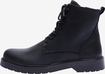 SELECTED HOMME - Botas con cordones 'Thomas' en negro: frente