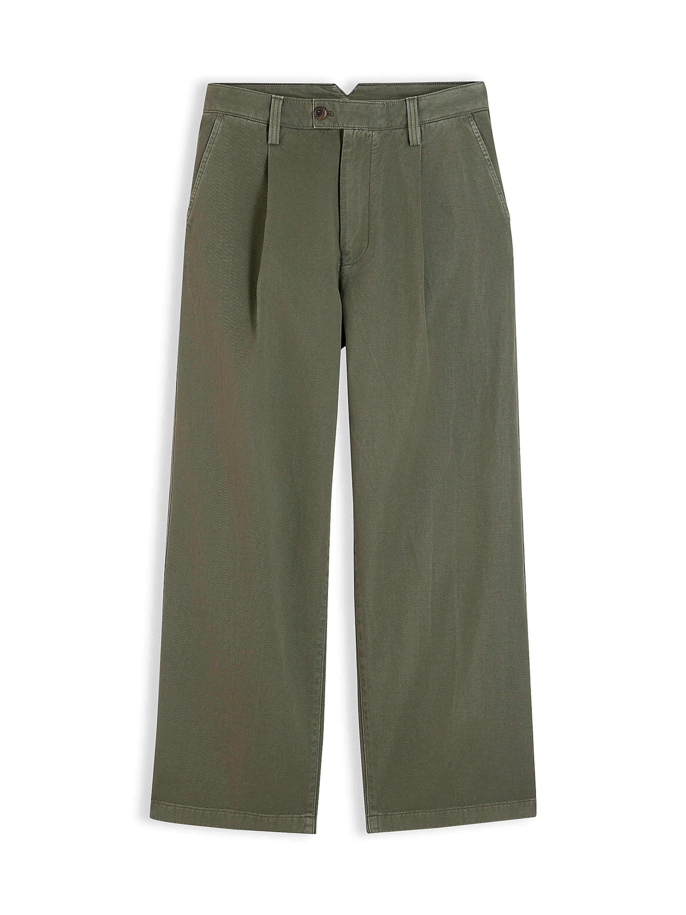Tommy Jeans Chino Pants 'Theo' in Green: front