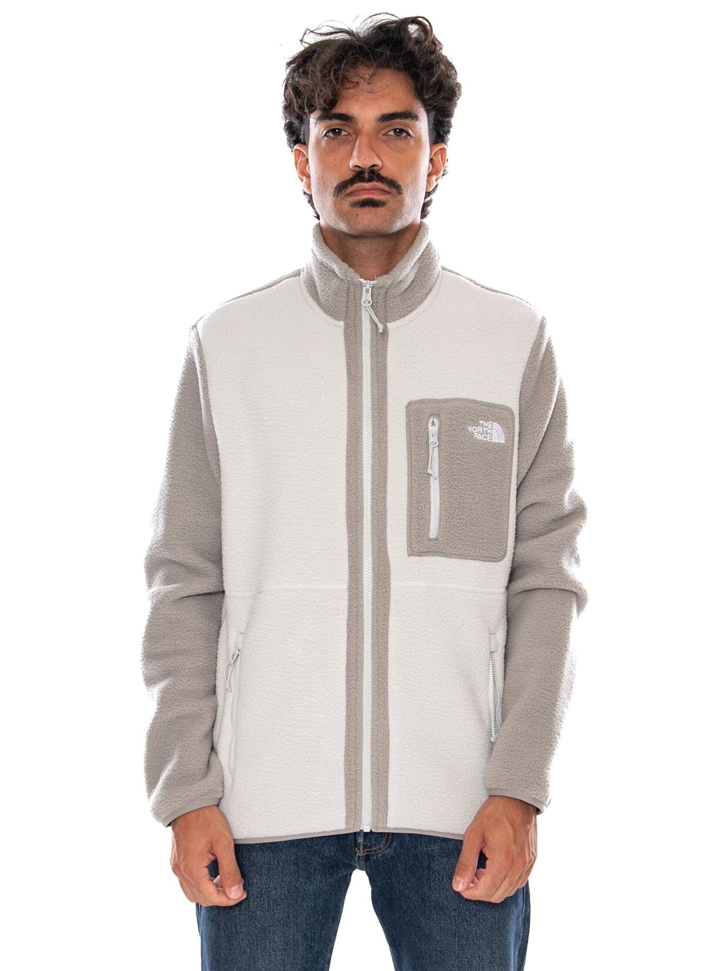 THE NORTH FACE Zip-Up Hoodie 'Yumiori' in S in White, Item view