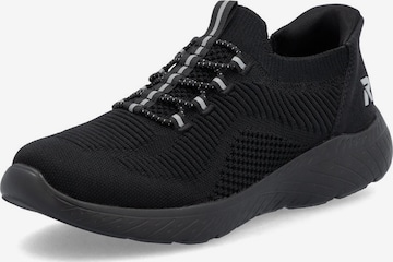 Rieker SportSlip On tenisice - crna boja: prednji dio
