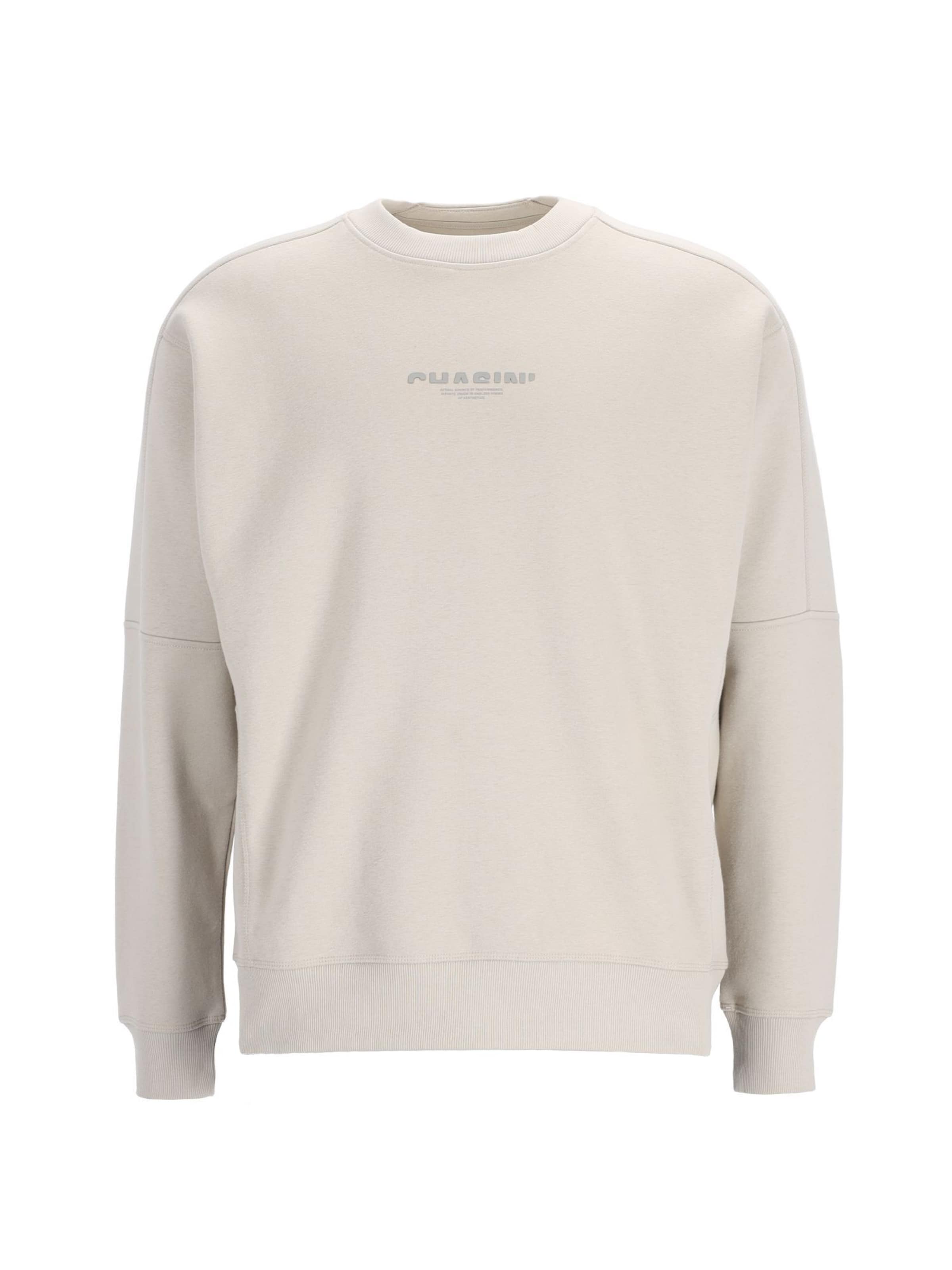 Sweat-shirt 'Ido' CHASIN' en beige : devant