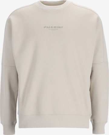 Sweat-shirt 'Ido' CHASIN' en beige : devant