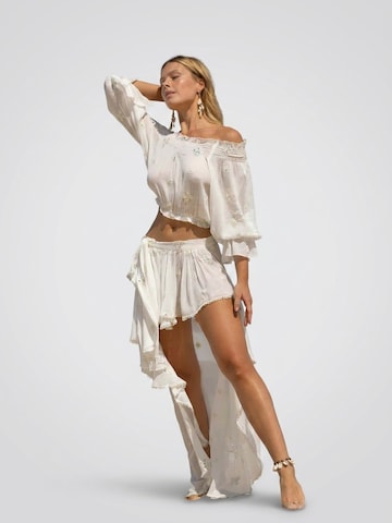 Gonna 'Jupe Celeste' di Miss June in bianco