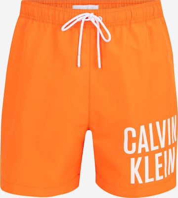 Calvin Klein Swimwear Zwemshorts in Oranje: voorkant