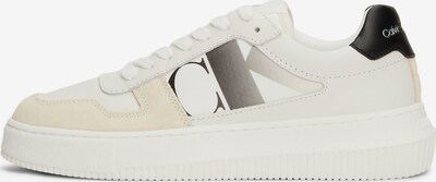 Calvin Klein Jeans Sneakers in beige / schwarz / weiß, Produktansicht