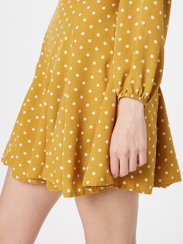 AX Paris Shirt dress in Yellow