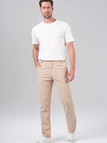 M.O.D MIRACLE OF DENIM regular Lærredsbukser i beige: forside