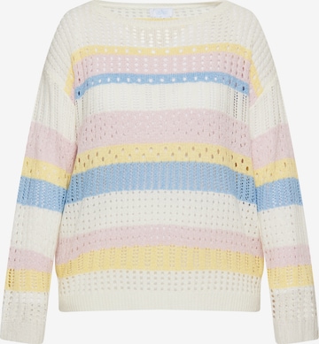 usha BLUE LABEL Sweater in White: front