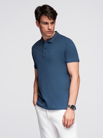 Ombre Shirt in Blau: Vorderseite