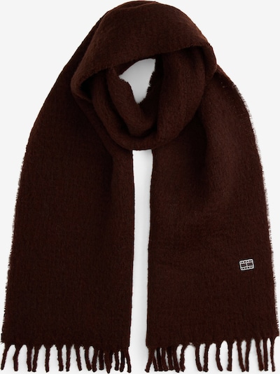 Šalikas 'Heritage' iš Tommy Jeans, spalva – tamsiai ruda, Prekių apžvalga