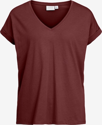 VILA Shirt 'DREAMERS' in Brown: front