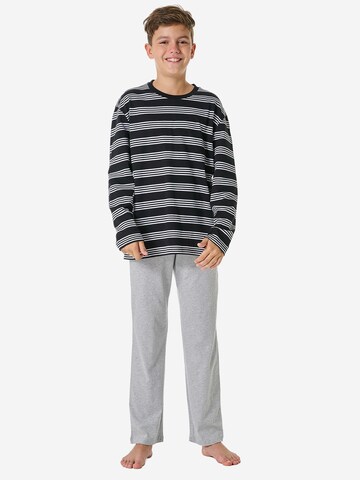 SCHIESSER Pajamas ' Nightwear ' in Black: front