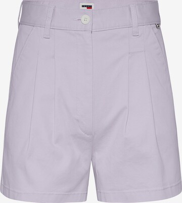 Regular Pantalon Tommy Jeans en violet : devant