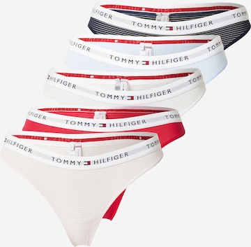 Tommy Hilfiger UnderwearTanga gaćice - bež boja: prednji dio