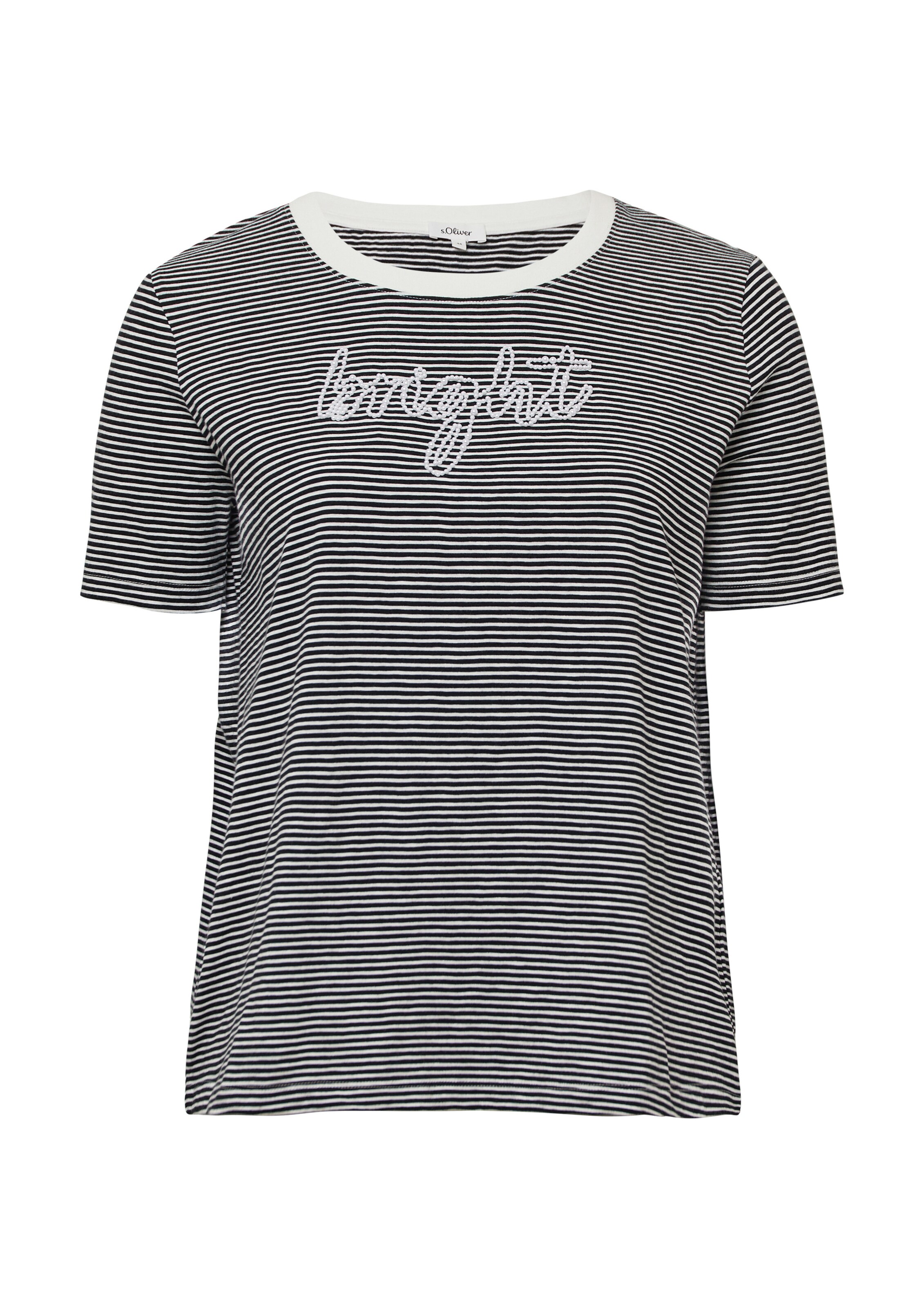 s.Oliver Shirt in Zwart: voorkant