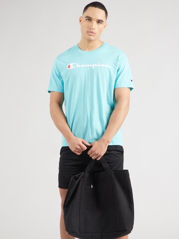 Champion Authentic Athletic Apparel Shirt in Blue: front