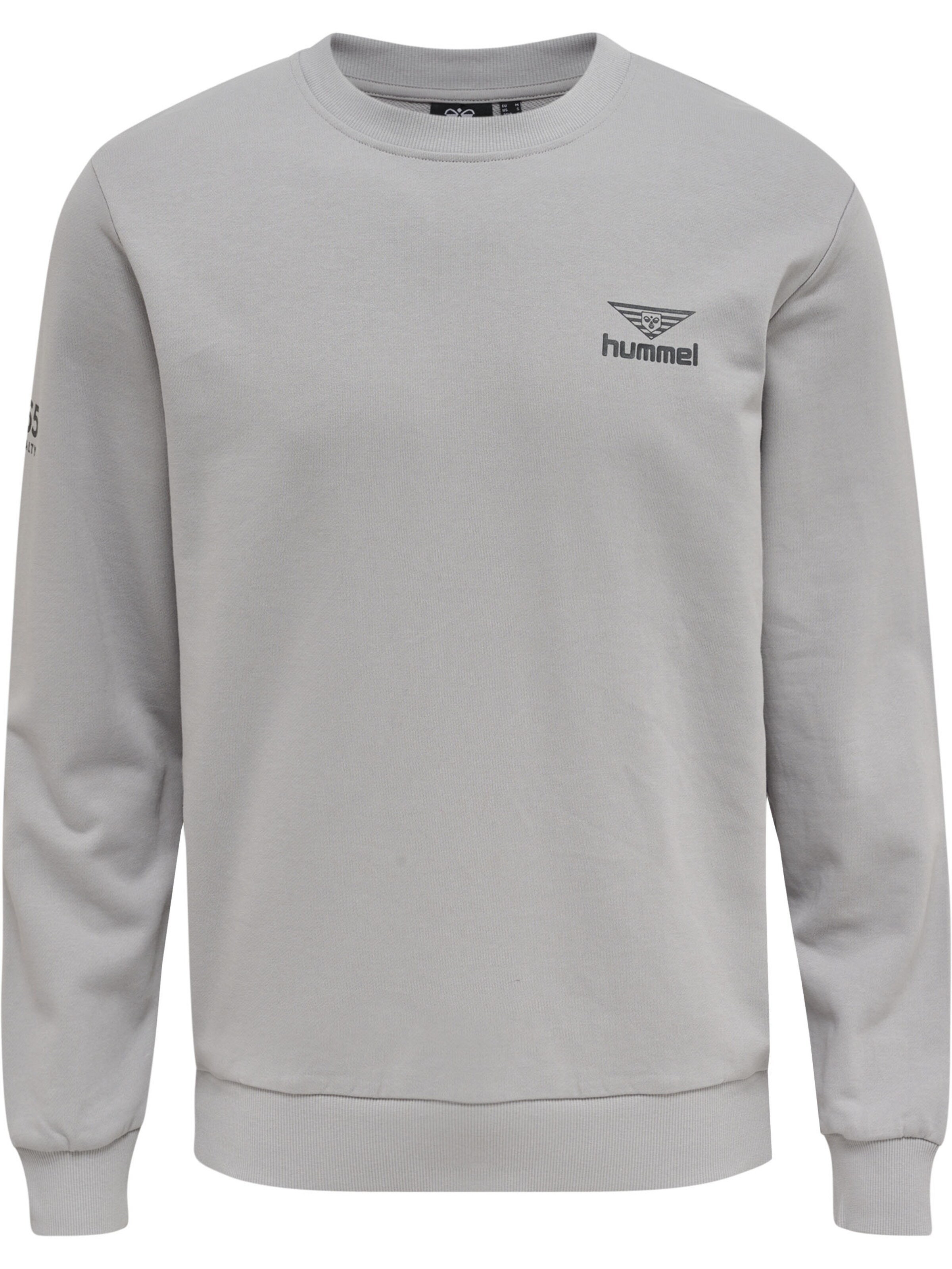 Hummel Sportsweatshirt in Grijs: voorkant