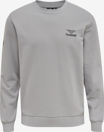 Hummel Sportsweatshirt in Grijs: voorkant