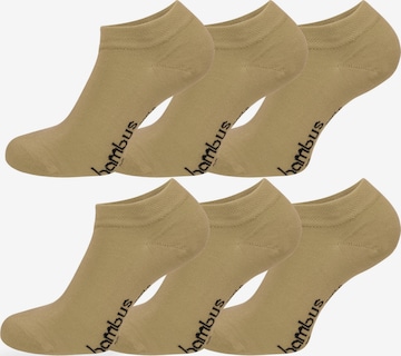 Chaussettes normani en beige : devant