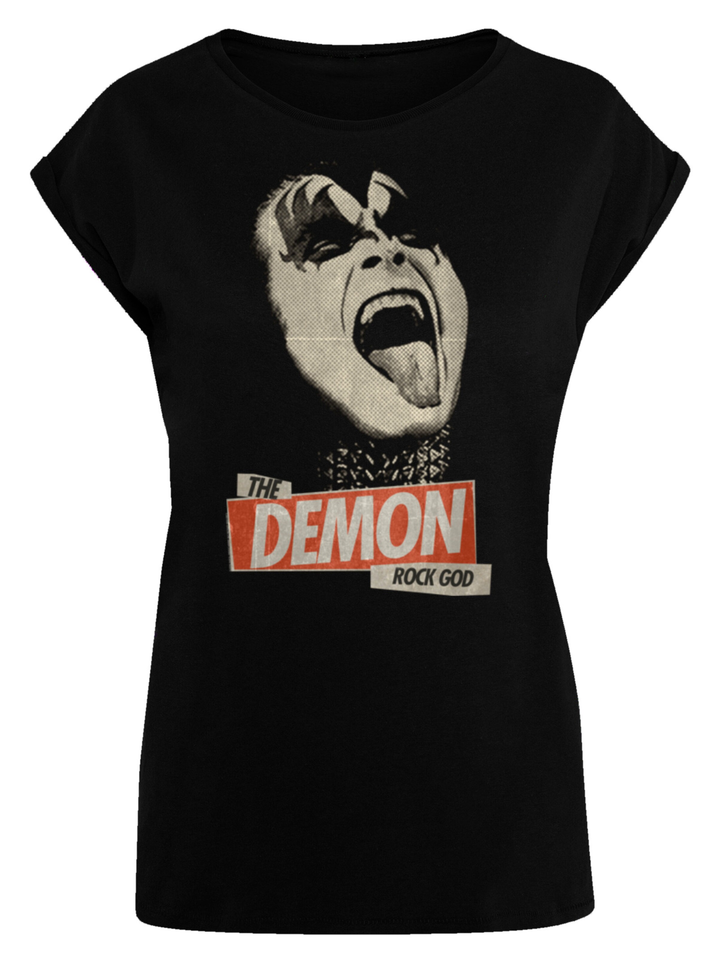 T-shirt F4NT4STIC en noir : devant