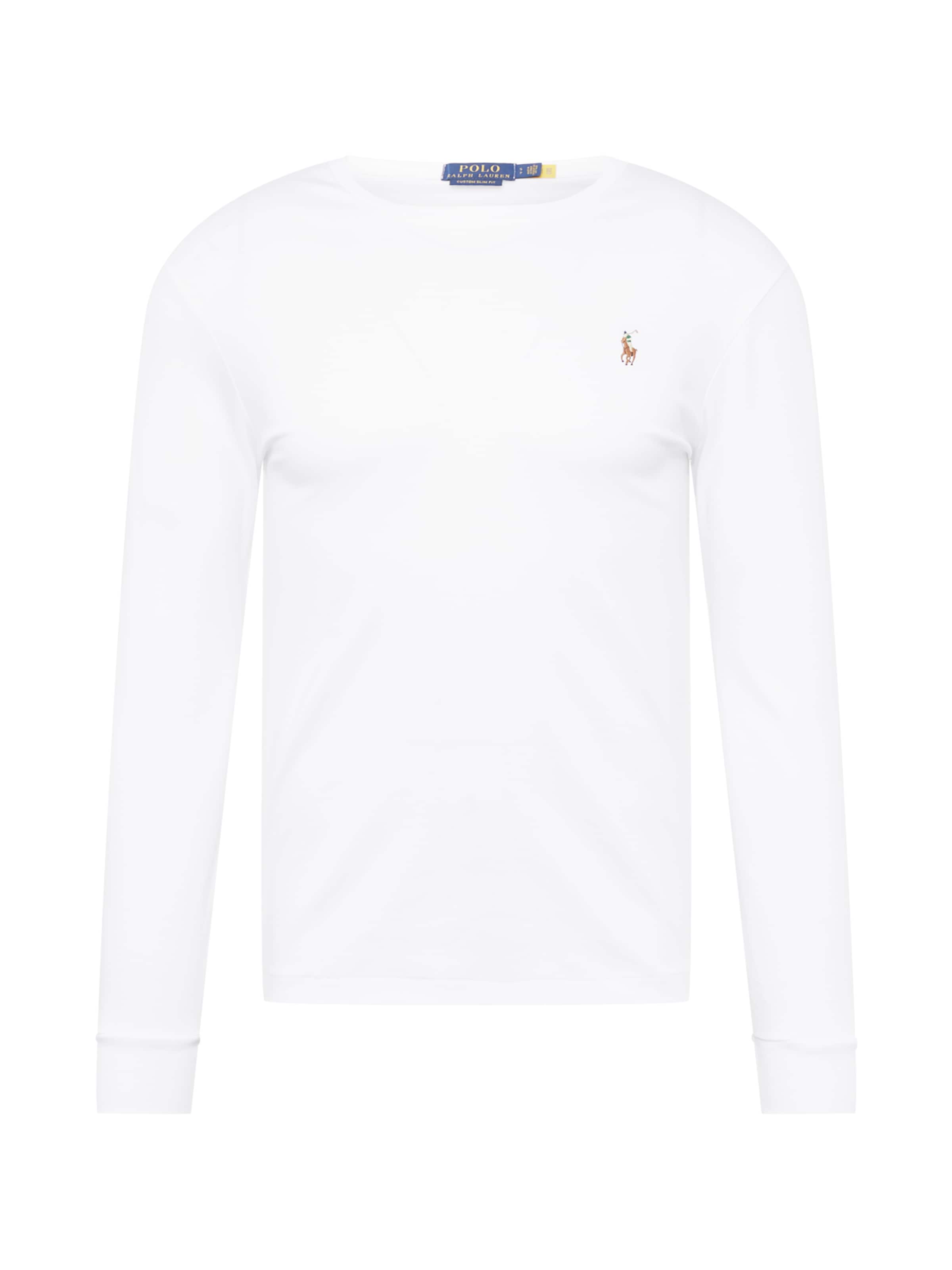 Tricou de la Polo Ralph Lauren pe alb: față