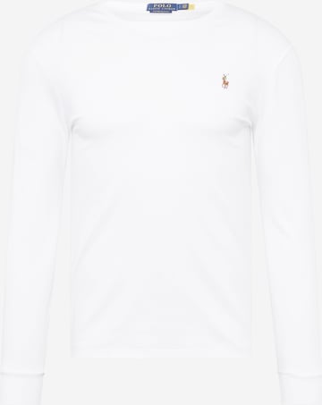 T-Shirt Polo Ralph Lauren en blanc : devant