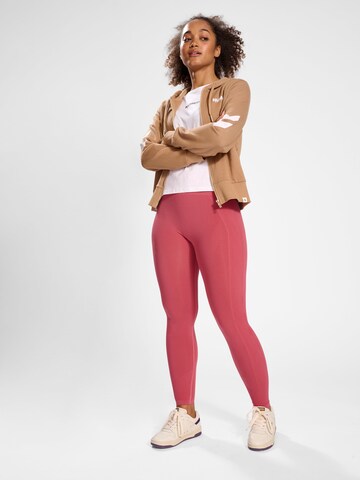 Hummel Skinny Sportbroek 'Tif' in Roze