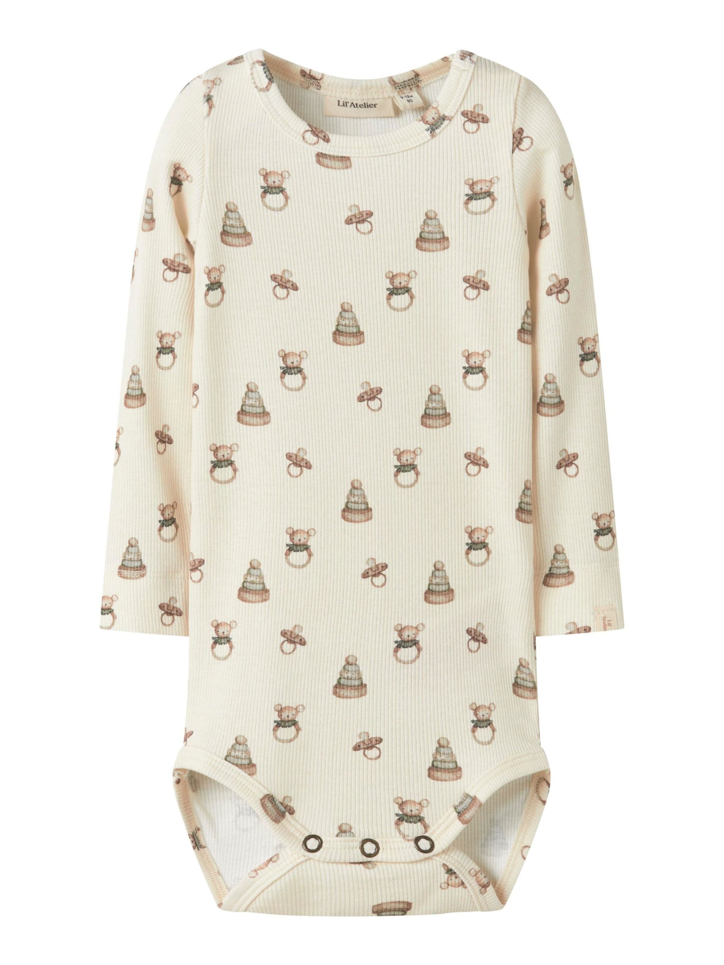 NAME IT Sparkedragt/Body 'NBNGavo' i beige: forside