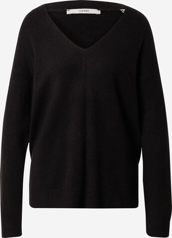 ESPRIT Sweater in Black: front