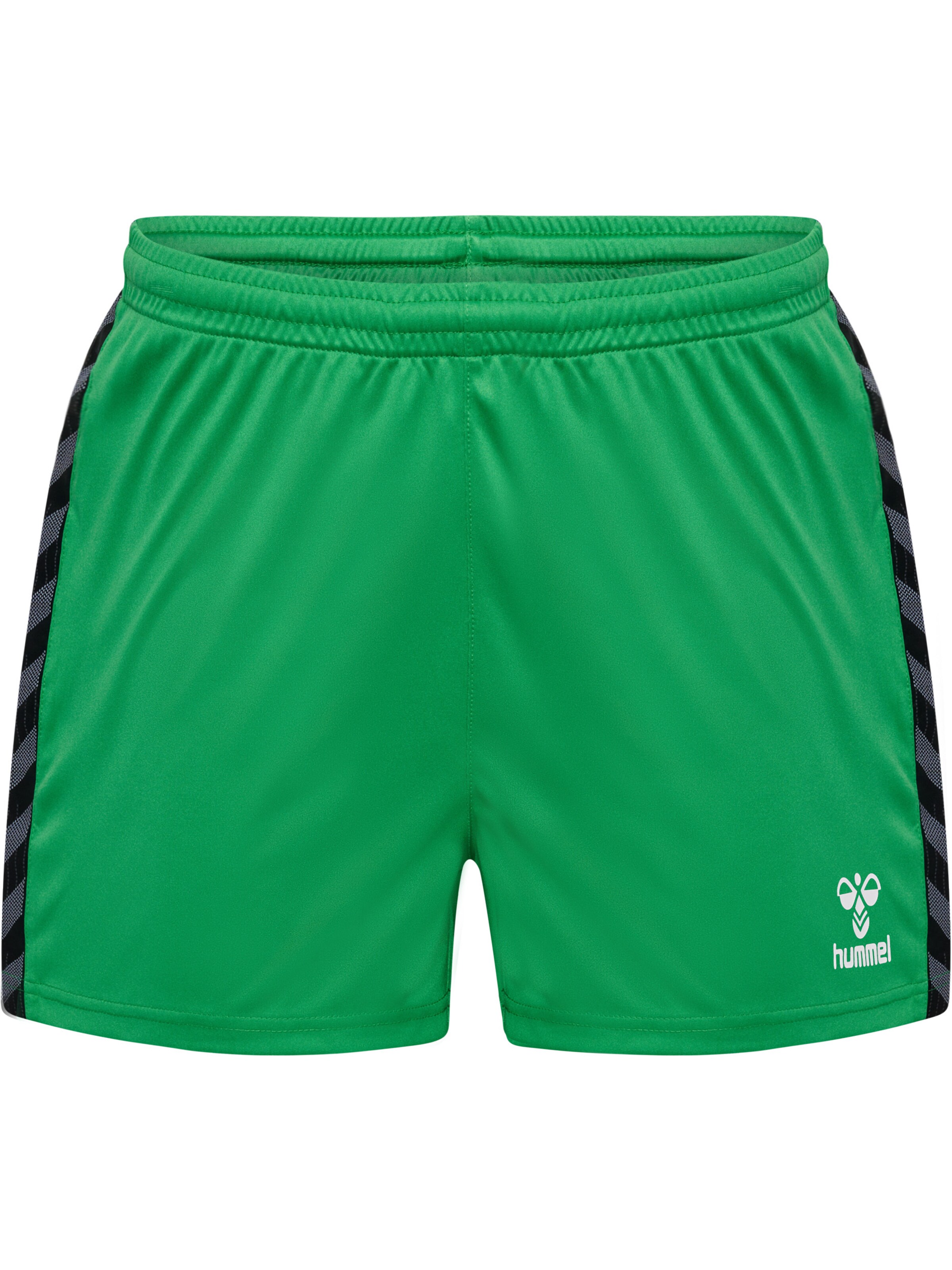 Hummel Sportbroek in Groen: voorkant