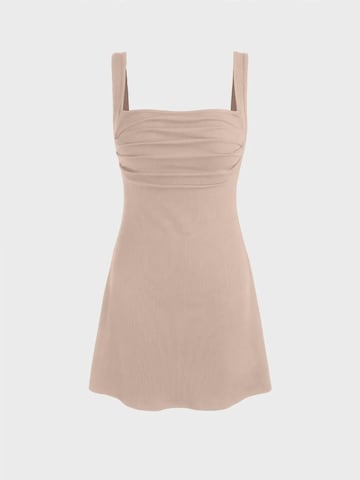 Hiccup - Vestido em bege: frente