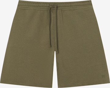 Pull&Bear Loosefit Shorts in Grün: predná strana