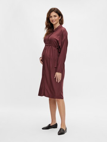 MAMALICIOUS Shirt Dress in Red