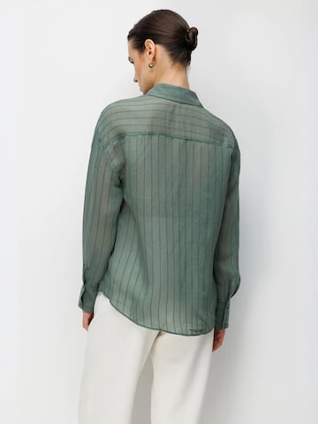 MixRay Bluse in Grün