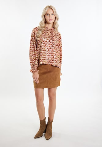 IZIA Blouse in Bruin