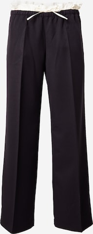 Monki Wide Leg Suorat housut värissä musta: etupuoli