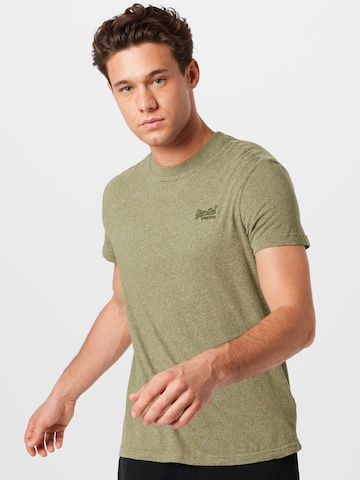 Superdry Shirt in Groen: voorkant